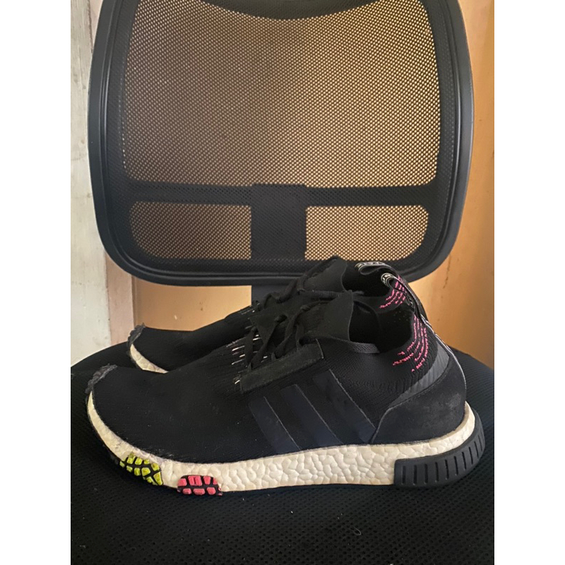 NMD Racer pk black original second bekas