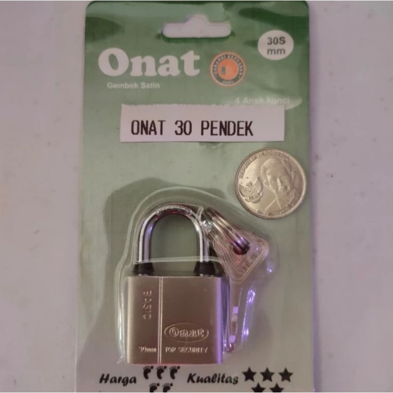 gembok 30 mm stainless onat