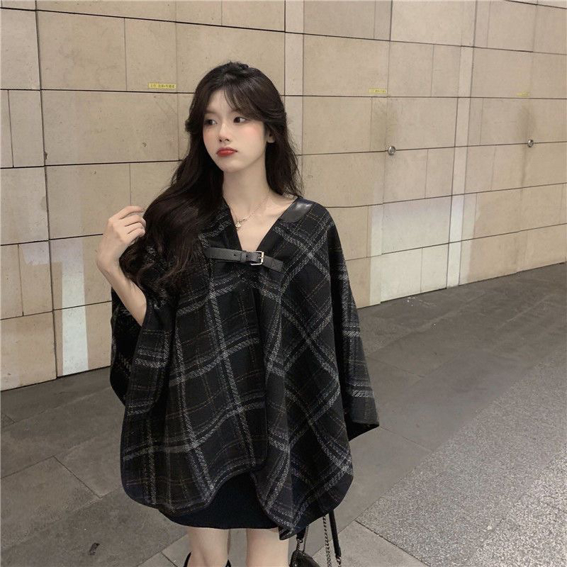 CAPE WOOL COAT  WANITA PREMIUM