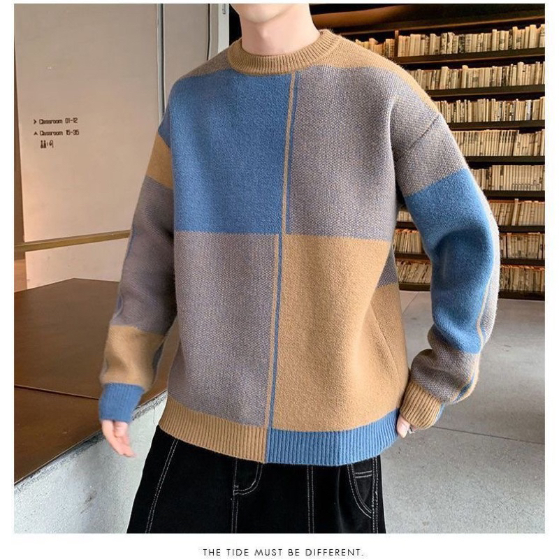 MAN TURTLENECK KNIT SWEATER TOP WINTER OUTFIT