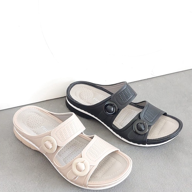 Fleurette| Sandal Wedges Wanita| ZEA
