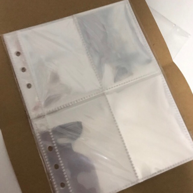 

booked A5 sleeve 4P one side 6 rings