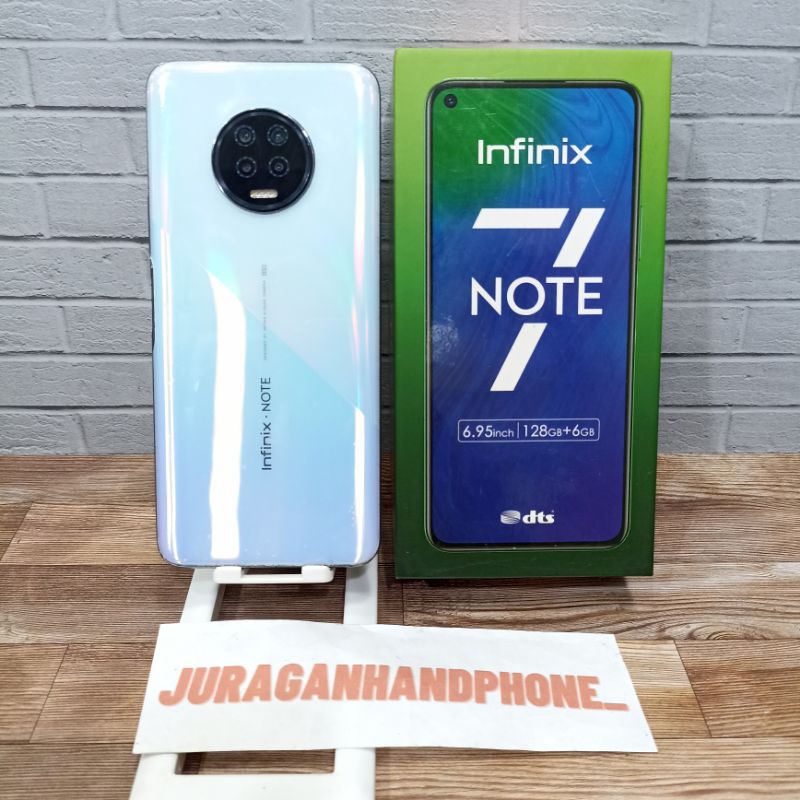 Infinix Note 7 Ram 6GB Internal 128GB 6/128GB Hp Second Seken Bekas Bergaransi