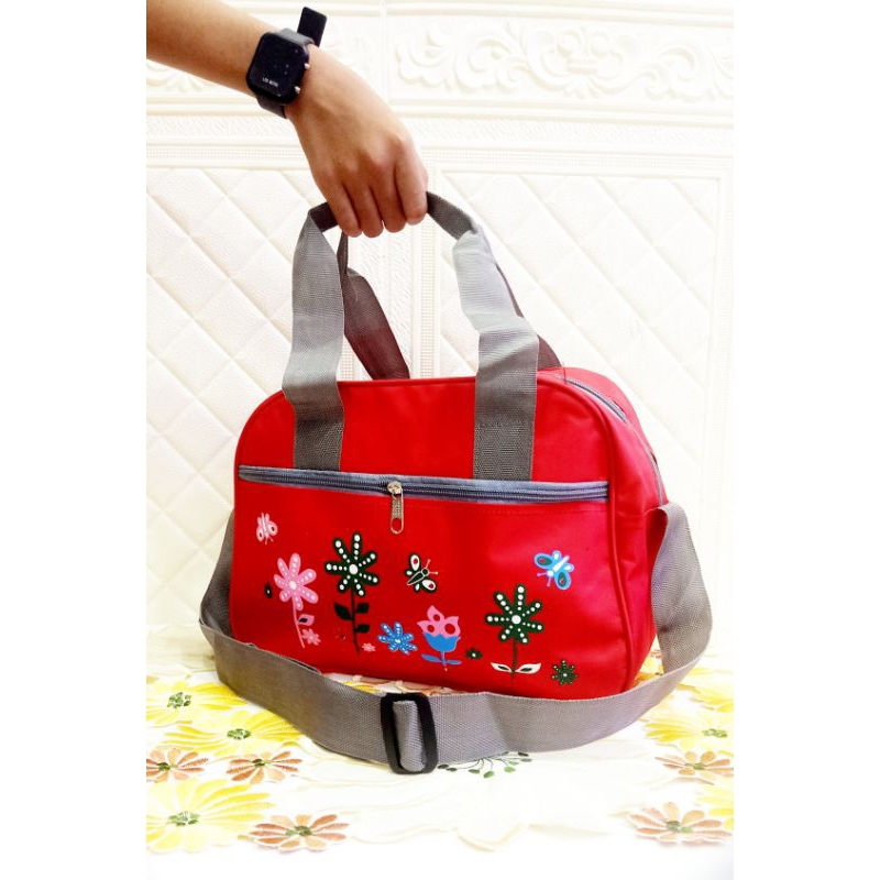 Tas selempang Anak tas Poppy Bag Tas Bekal Makan Tas Travel Tas Travel Bag Tas Pakaian Serbaguna