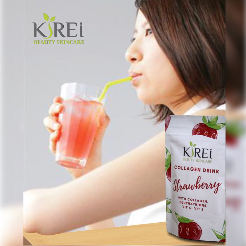 Kirei collagen drink with glutathione | minuman kolagen untuk cerahkan tubuh dari dalam