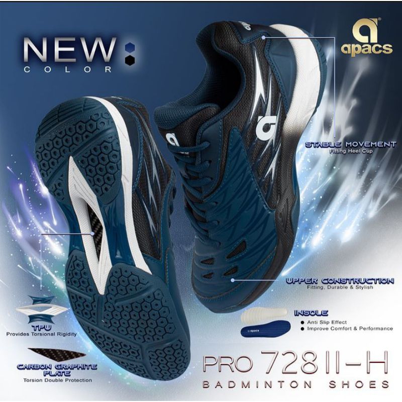 SEPATU APACS PRO 728 ORIGINAL serian terbaru