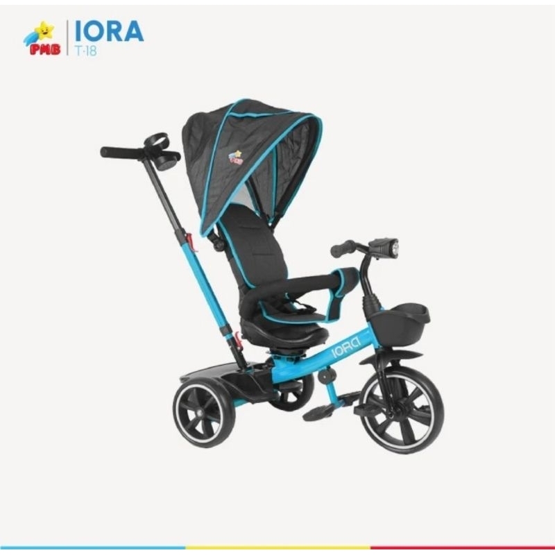 Sepeda Anak Roda 3 (tiga) Tricycle Stroller PMB Iora T18