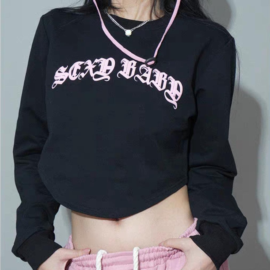 SEXY BABY CROOPE OVAL SWEATSHIRT (IC)