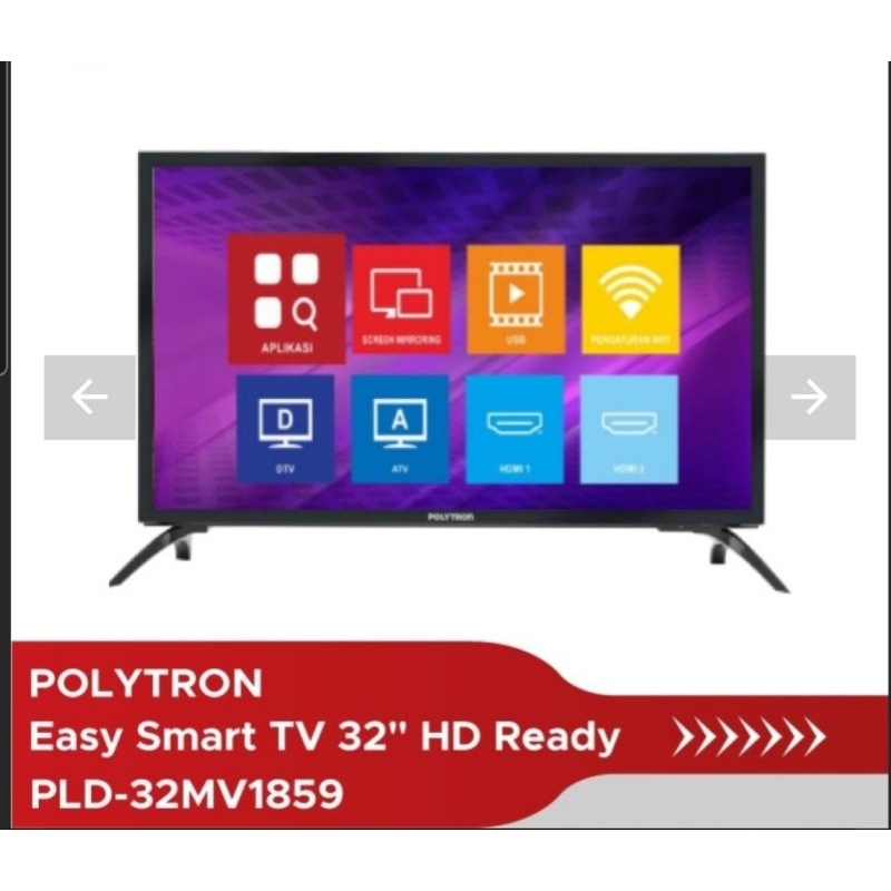 LED 32in smart tv Polytron PLD 32MV1859