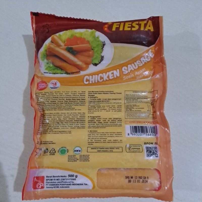

Fiesta chicken sausage 500gr
