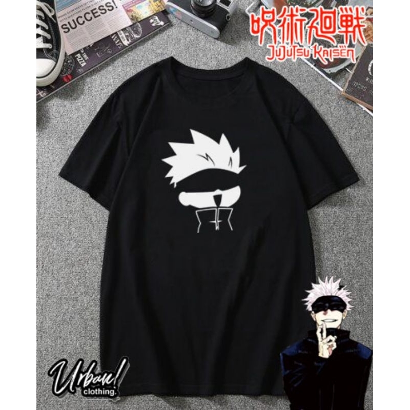 Urban - Kaos Jujutsu Gojo Satoru Sensei Yuji Itadori Kaos Jepang Anime Isekai Wibu Kaos Oblong