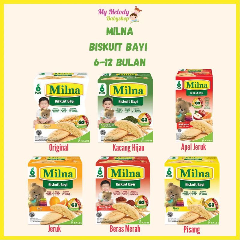 Milna Biskuit Bayi/Cemilan bayi