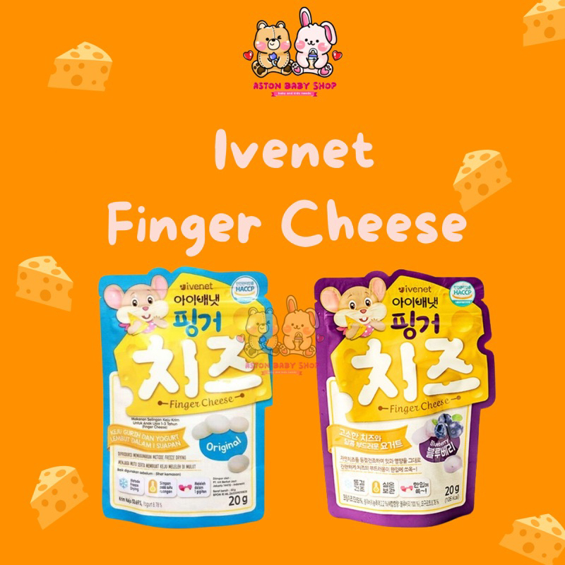 Ivenet Bebe Finger Cheese Snack Bayi 7 bulan ke atas