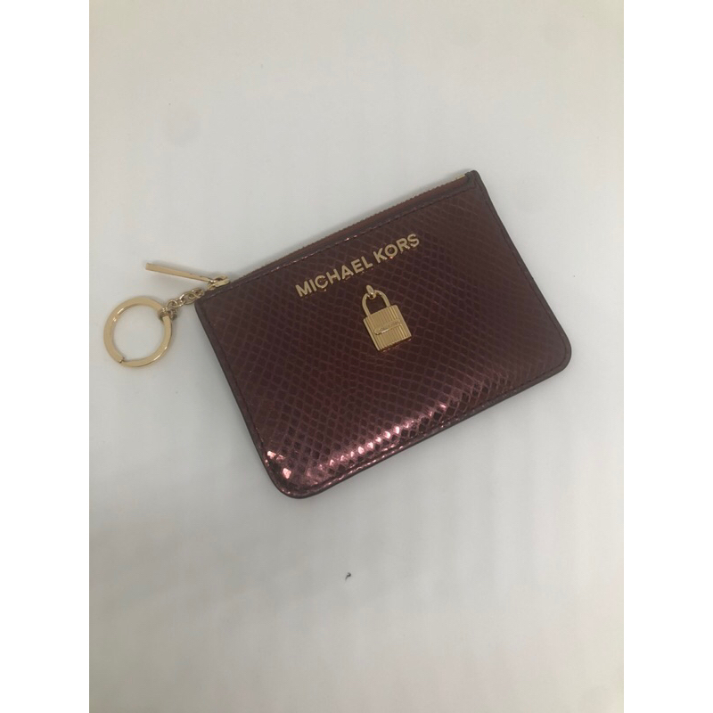 Preloved michael kors dompet koin dompet stnk mk ori