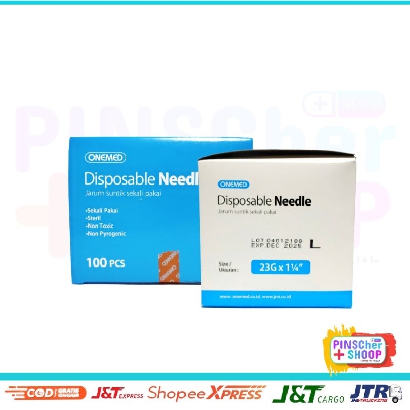 Disposable Neddle 23 G Onemed / Box