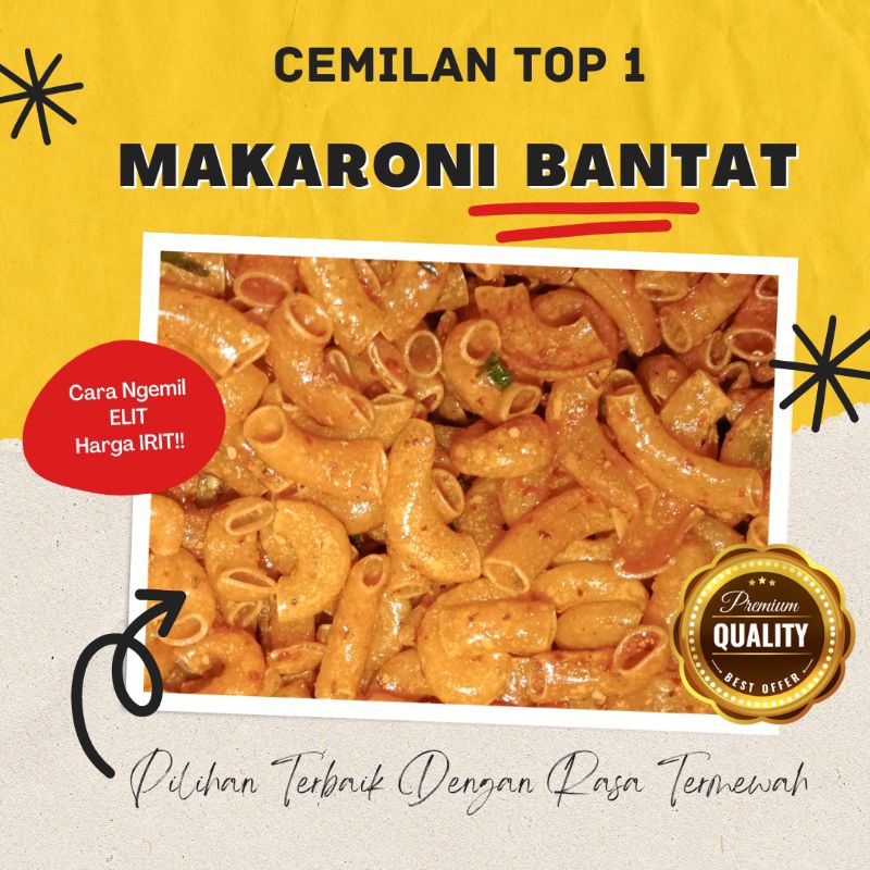 

Makaroni Pedas Daun Jeruk/ Makaroni Bantat 200 gr