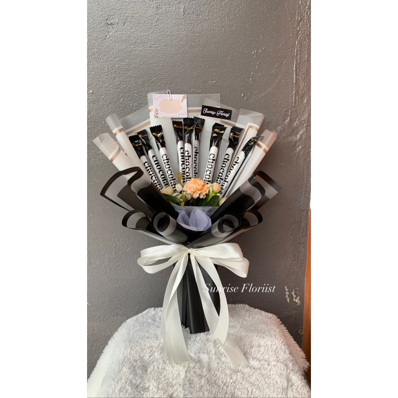 

Buket jajan chocolatos murah / buket jajan mix bunga