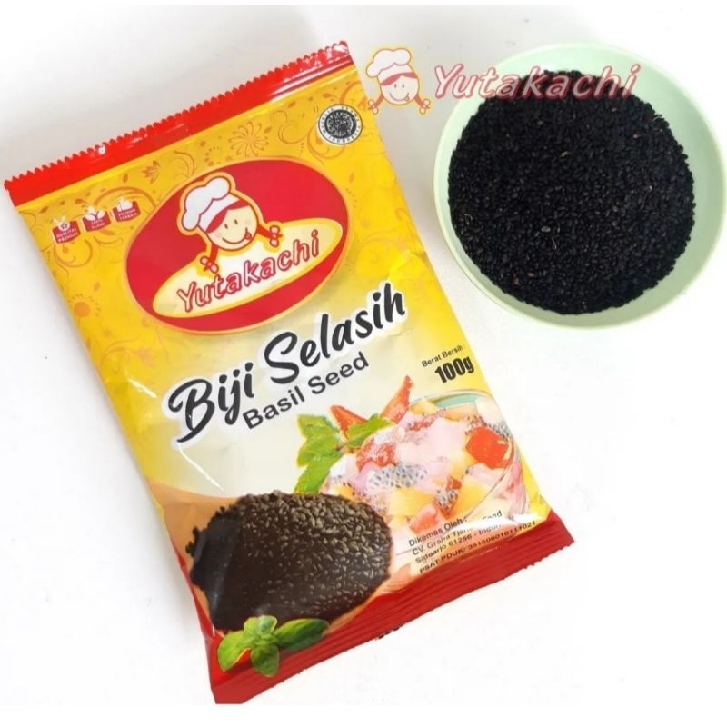 

Biji Selasih Basil Seed Berat 100Grm Yutakachi