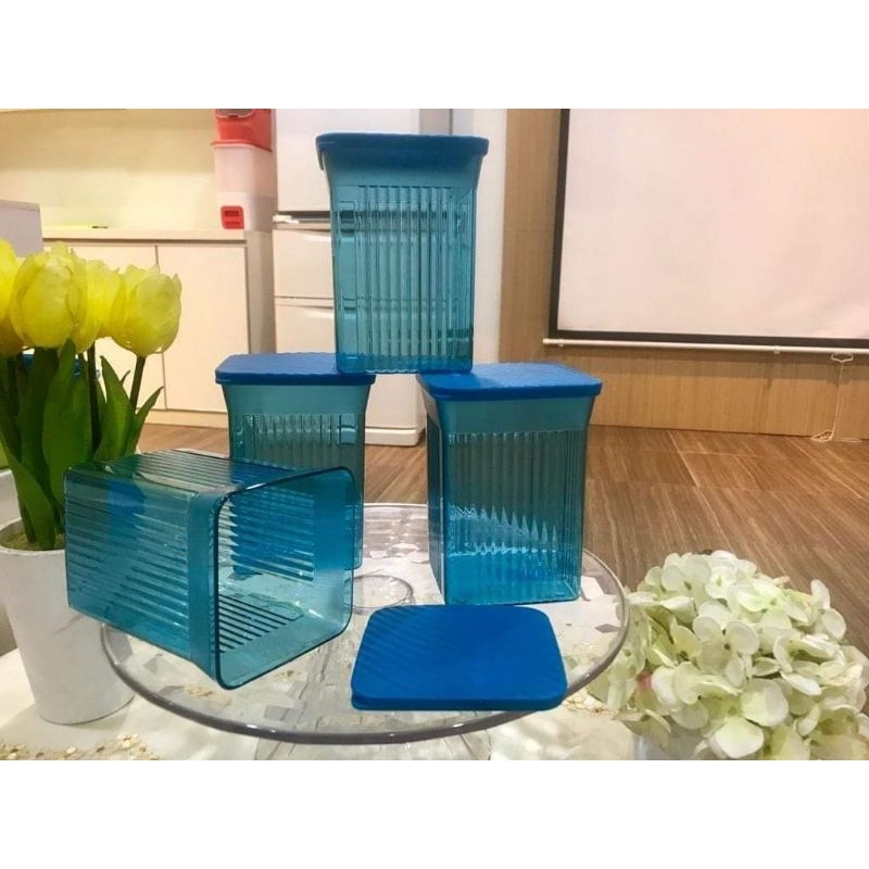 Family mate toples kristal set isi 4 pcs original Tupperware