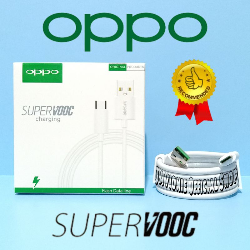 Kabel Data Charger OPPO Reno 1 2 2F 2z 3 4 5F 5 6 7 7z 8 8T 8z 10 Pro+ Pro Plus 4G 5G Original 6.5A Super VOOC TYPE C Flash Charge