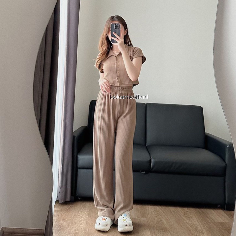 Lookatmeofficial - Kenzy One Set Wanita - Setelan Wanita Knit Premium