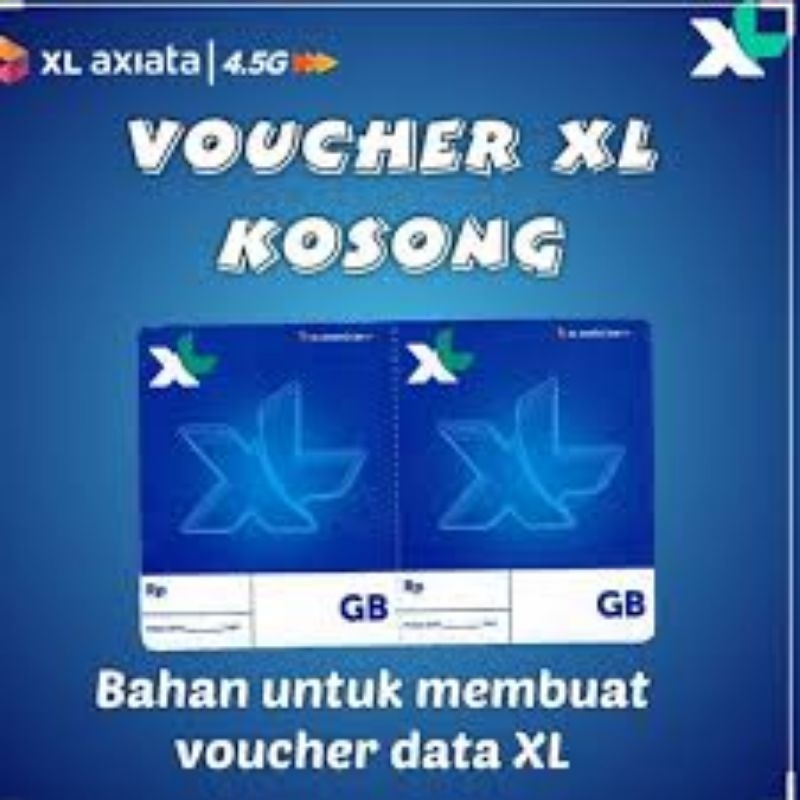 Voucher XL Kosong