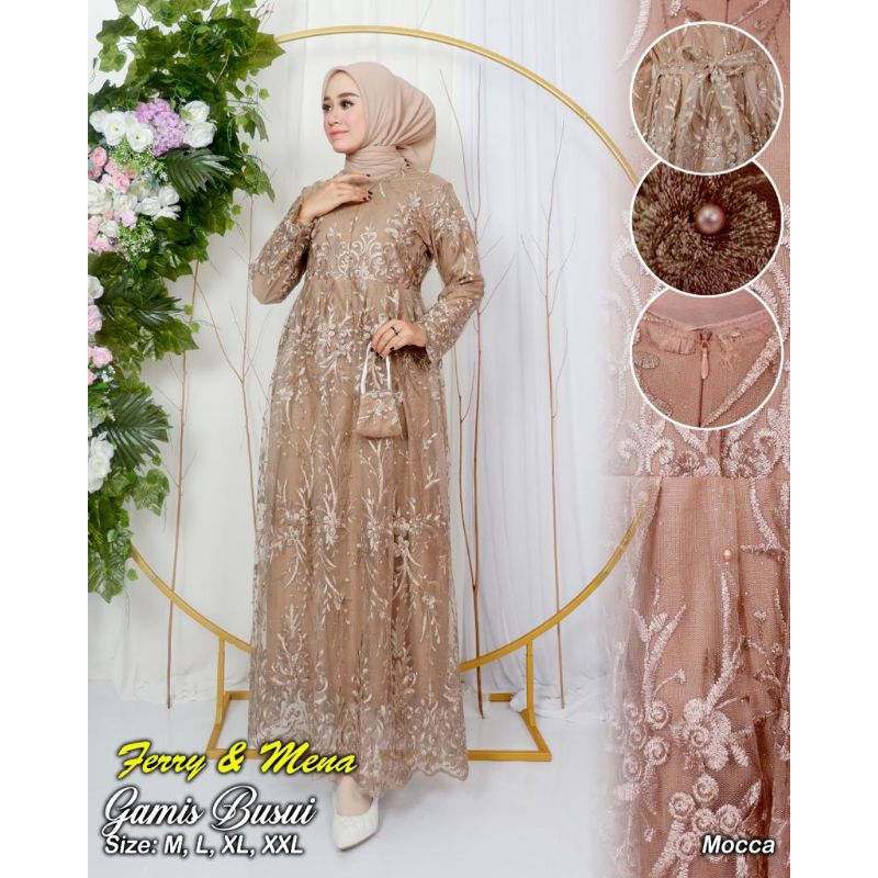 KEBAYA ORIGINAL // GAMIS TILLE BUSUI PREMIUM // BAHAN TILLE BORDIR PREMIUM FULL // SERAGAMAN KELUARGA // BAJU PESTA LAMARAN // KEBAYA WISUDA // BAJU LEBARAN // KEBAYA MODERN // By Ferry Mena