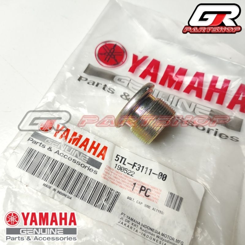 baut tutup as shok depan 5TL mio sporty ori ygp original yamaha tutup as shock sok