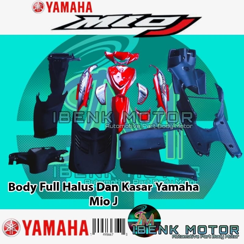 Full Body Halus Kasar Yamaha Mio J Merah/Full Body Kasar Halus Mio J 2013-2015