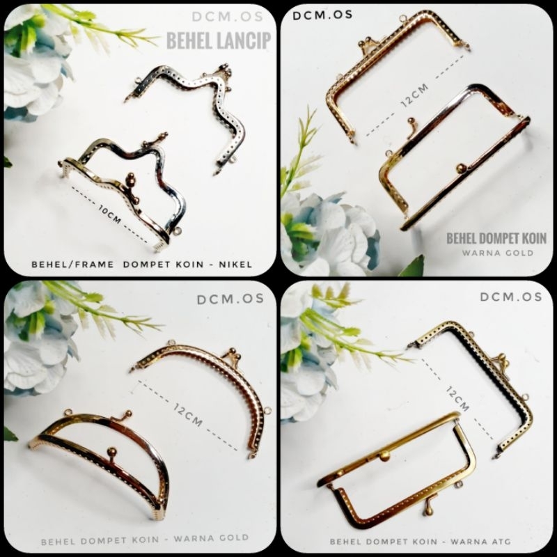 BEHEL DOMPET RAJUT OVAL - KOTAK