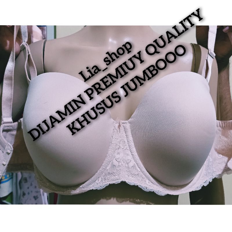 Bra Extra Jumbo, Bra Sexy Jumbo Push Up, Bh Jumbo Kawat Busa Tebal Tipis