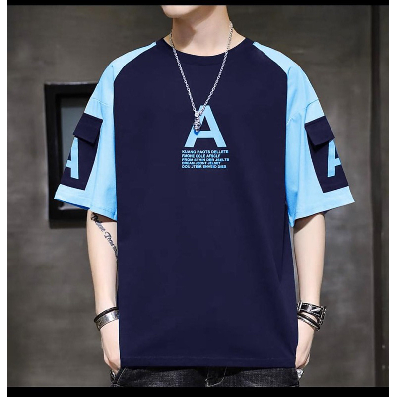 BAJU OVERSIZE PRIA ACOLE ATASAN TSHIRT COWOK KOREAN STYLE