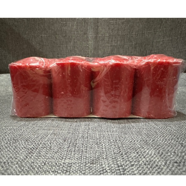 Lilin &quot;Hotel&quot; Merah Besar Isi 12pcs