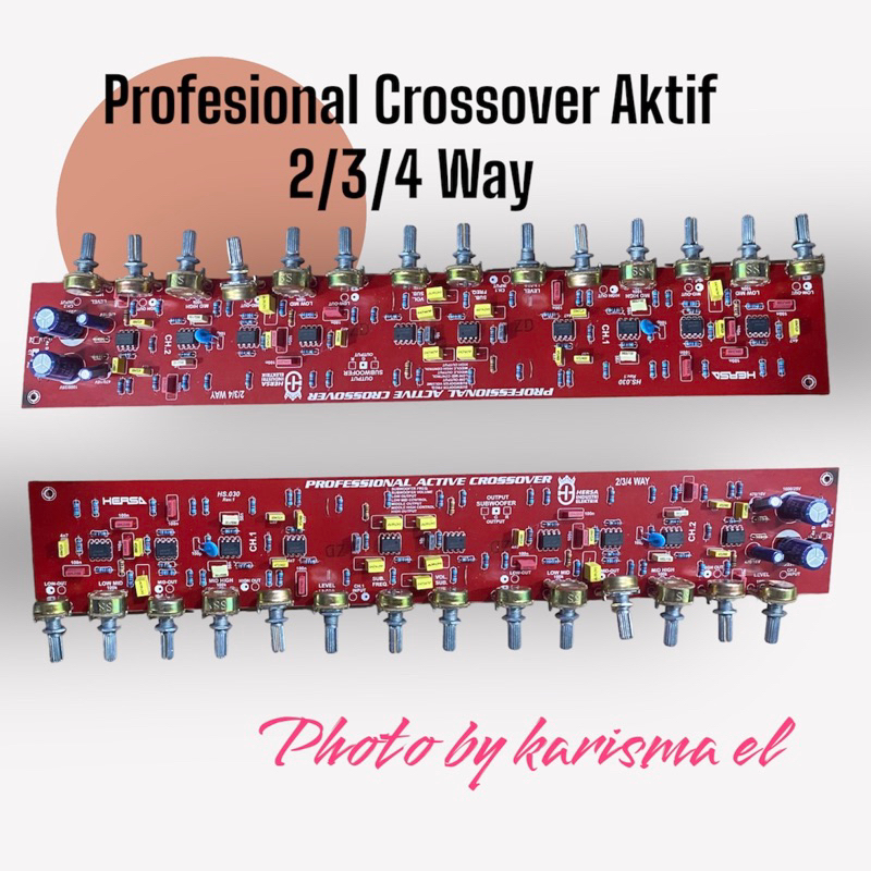 Profesional Crossover Aktif 2/3/4 way