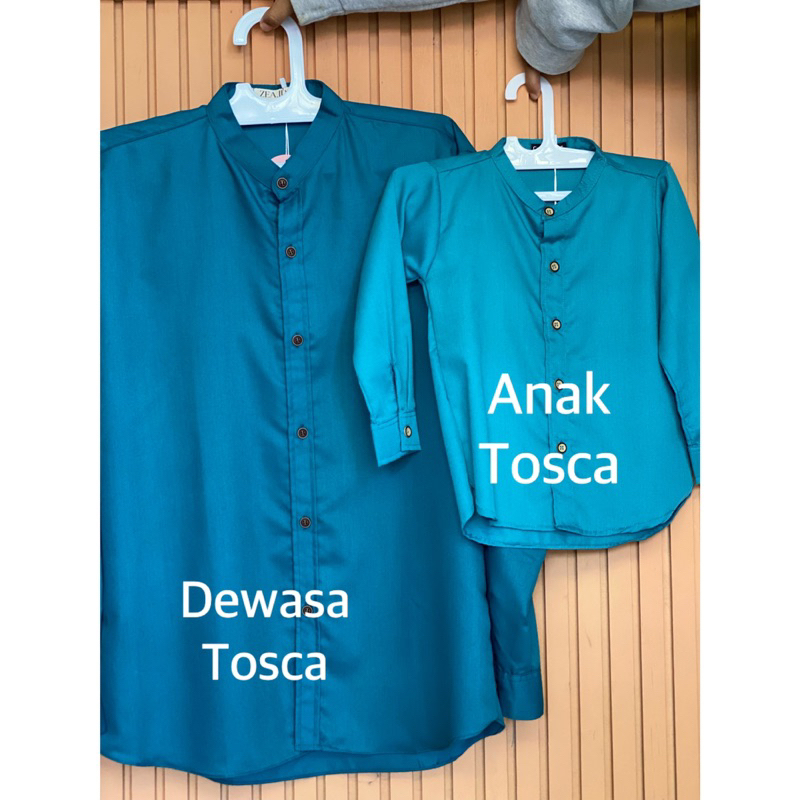 Kemeja Koko Dewasa lengan panjang bahan katun toyobo baju koko pria