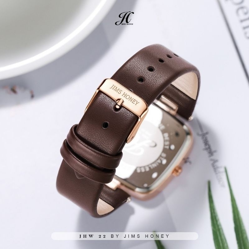 JIMS HONEY JHW 22 ORI JAM TANGAN WANITA QUARTZ STAINLESS WATCH IMPOR FASHION CEWEK KOREA TAHAN ANTI AIR JHW22