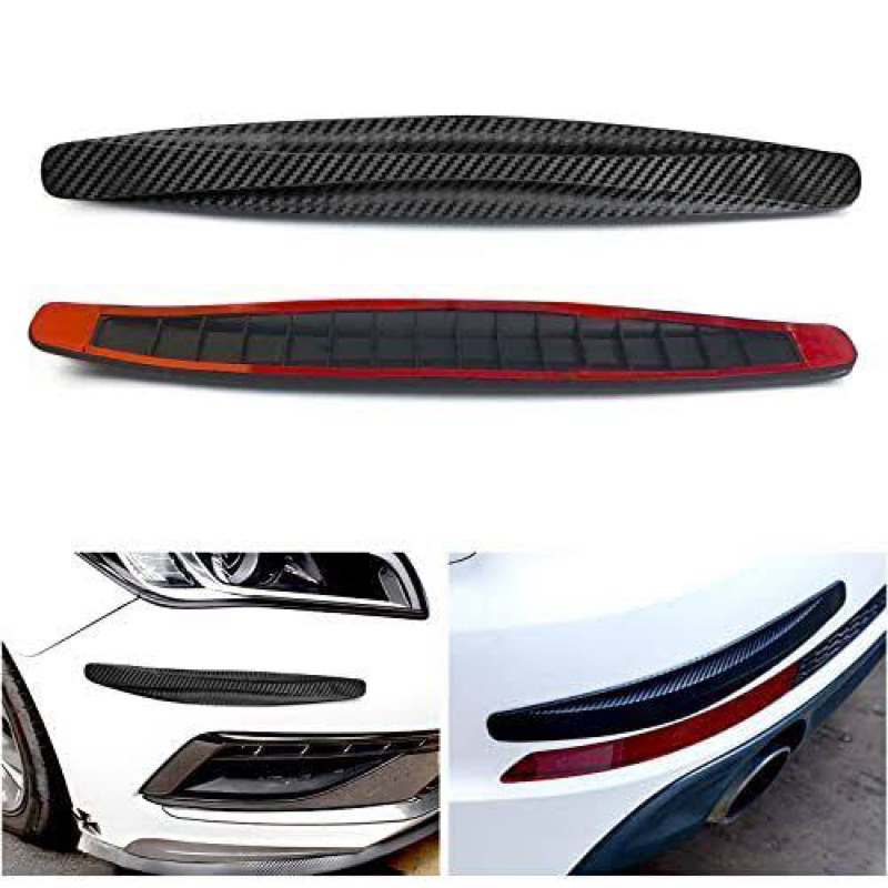 BUMPER GUARD CARBON Elastis pelindung sudut mobil