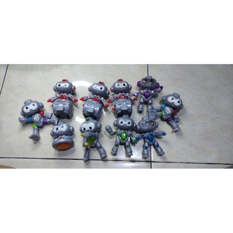 Figure Happy Meal Discovery Robots McD PreLoved 10 pcs (Take All)