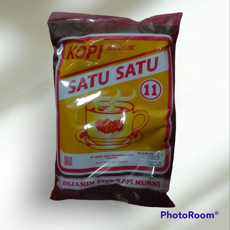 

Kopi SATUSATU Bubuk murni/Kopi 11 250 gr.