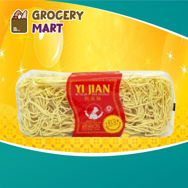 

Mie Telur Yi Jian 200gr / Mie Kering Telor Yijian KECIL