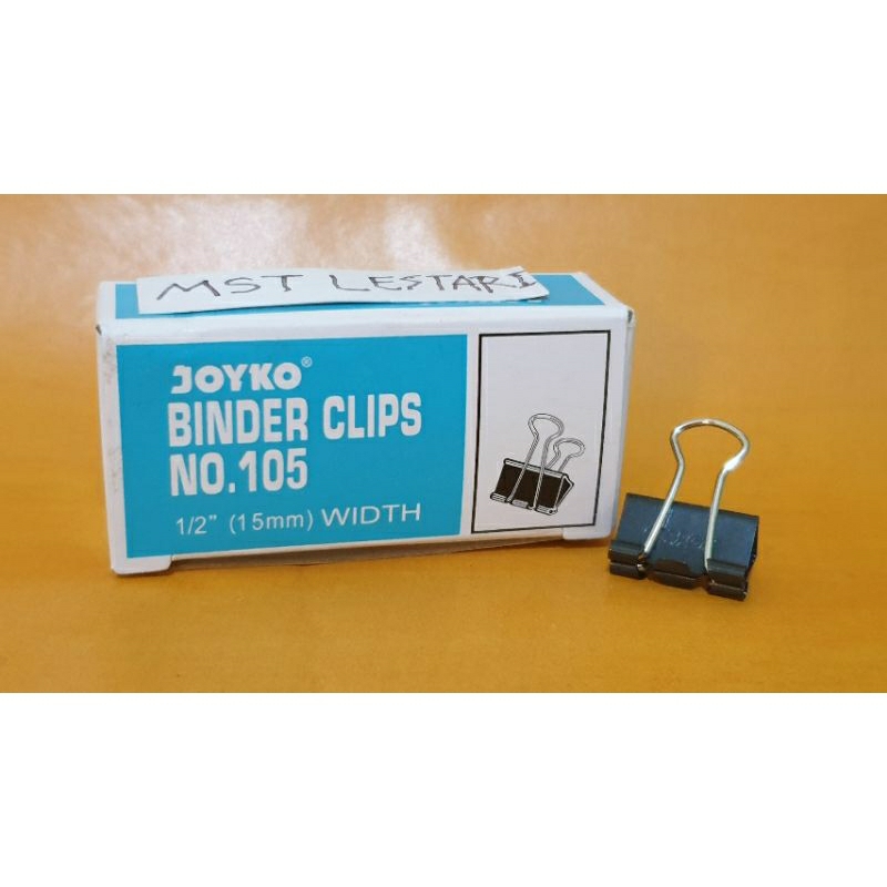 

Binder Clips Joyko binder klip penjepit kertas no 105 sku230027