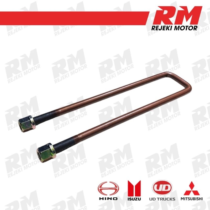 U-BOLT RR , BOHEL , BEHEL , FUSO PS190 20X83X500 BAJA OEM