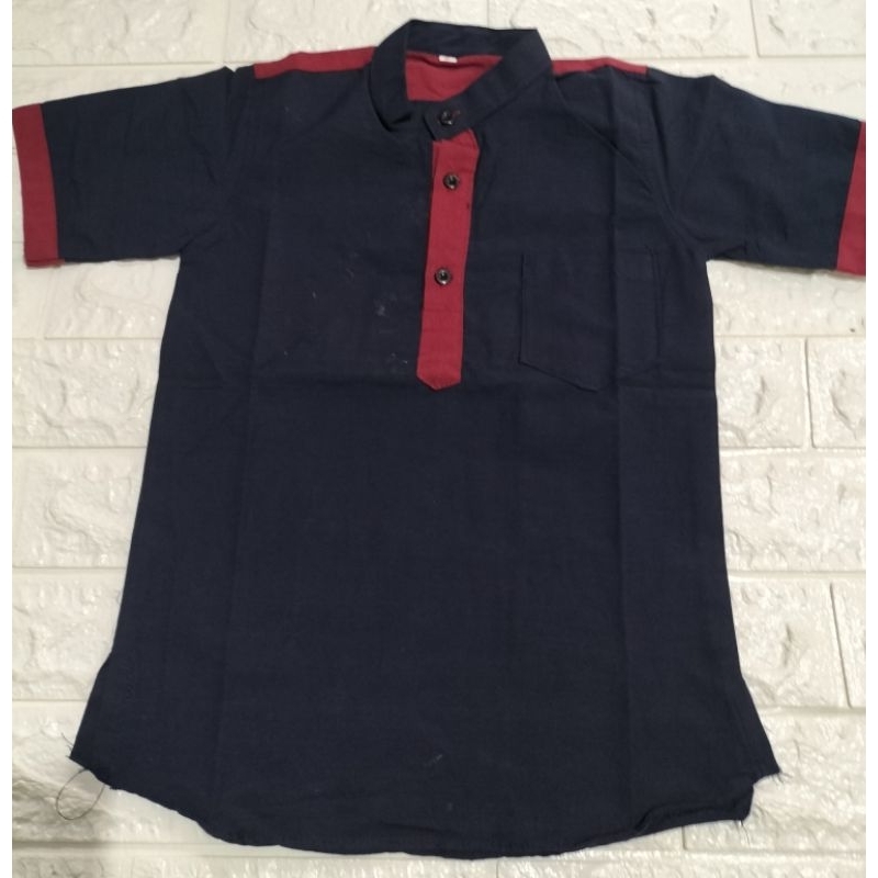 kurta anak laki laki katun sigaret,kurta anak 1-5 tahun