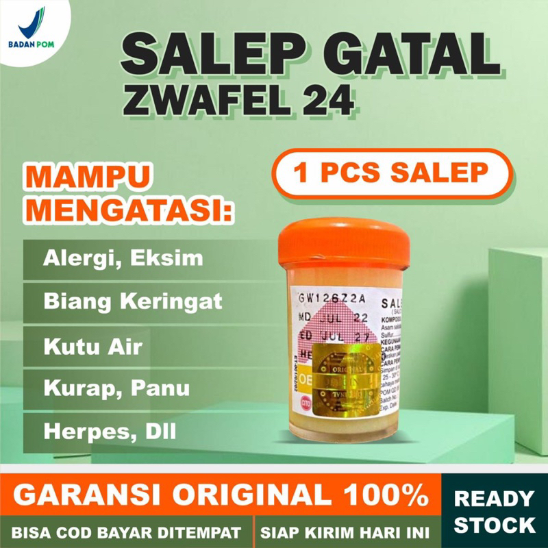 1 PCS SALEP GATAL PALING AMPUH ZWAFEL 24 100% ORIGINAL OBAT EKSIM PANU KUDIS