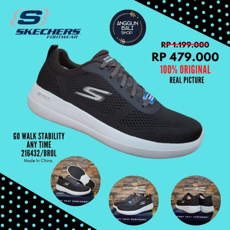 Sepatu Skechers Go Walk Stability Any Time