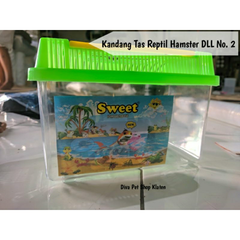 Kandang Tas Reptil Hamster Ikan DLL Merk Sweet Terarium No.2