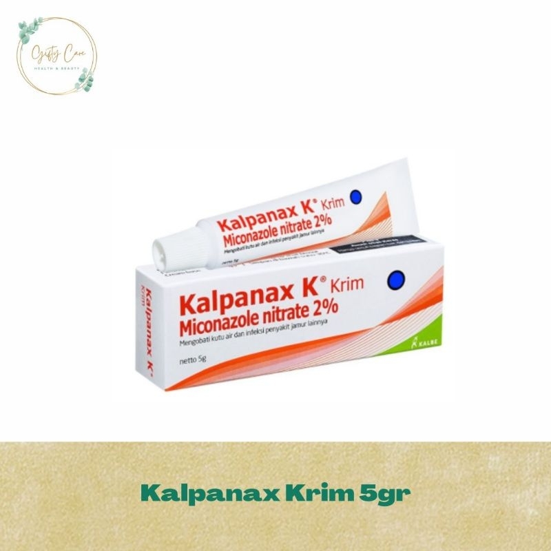 Kalpanax Krim 5 gr / Obat Panu / Obat Gatal / Jamur / Kurap / Kutu Air