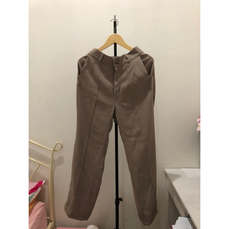 Kaiahati Long Trousers Pale Khaki — Preloved