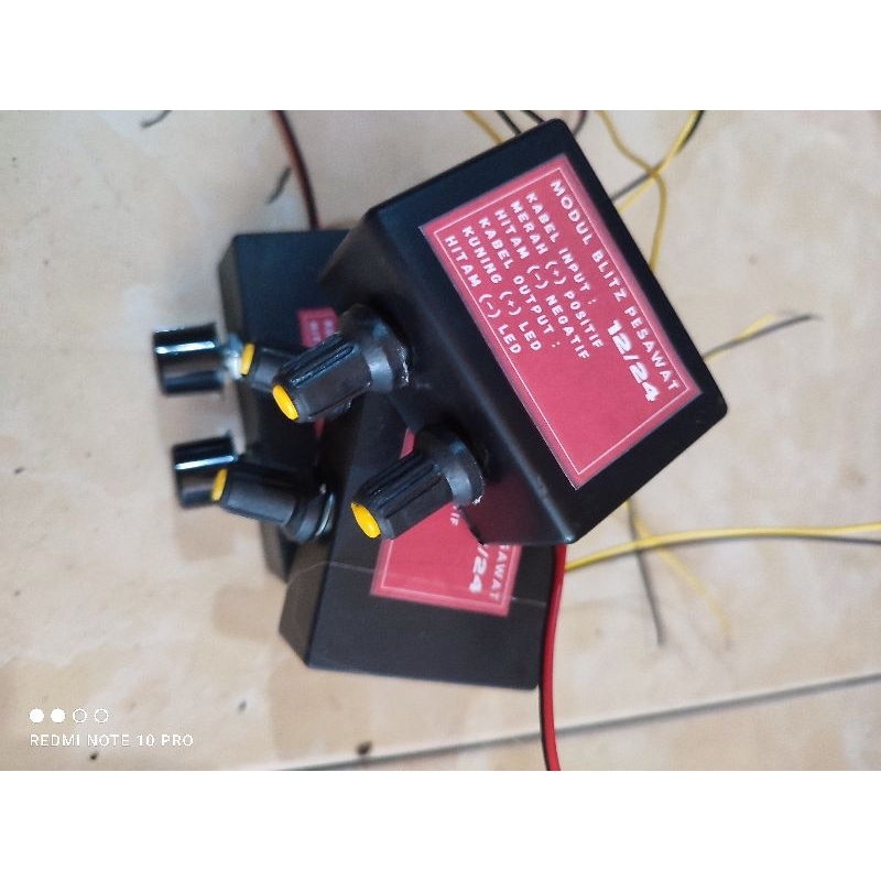 MODUL BLITZ PESAWAT 2 OUTPUT SETELAN UNIVERSAL 12/24 volt