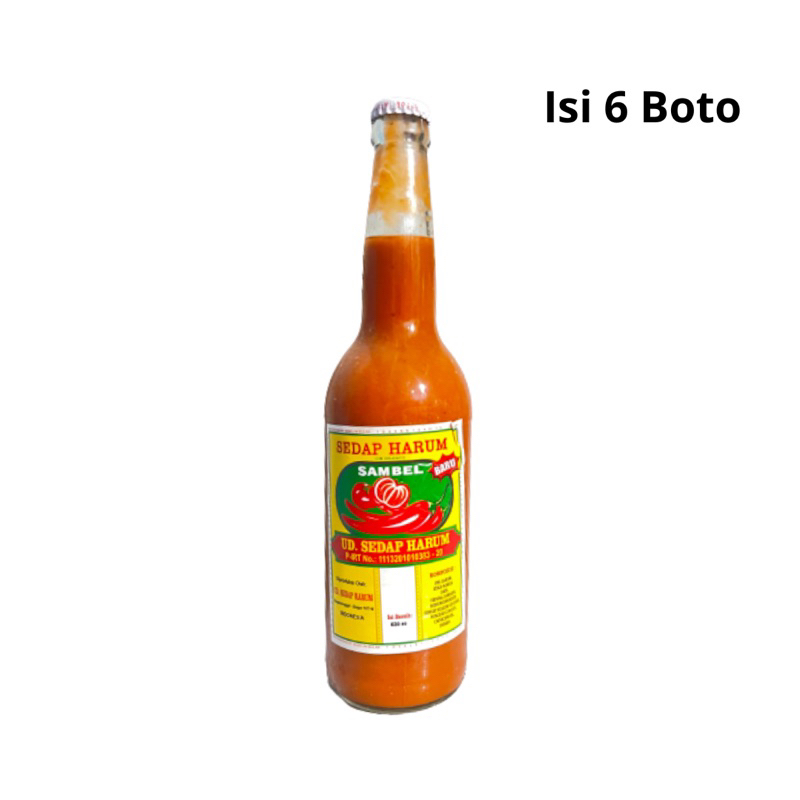 

Saos/Saus Sambal Cap mangkok sin li Sedap harum 6 botol